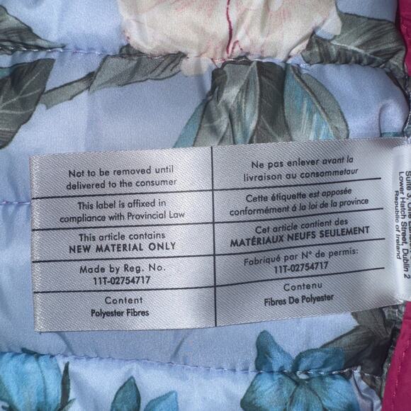 Joules Jacket Girls 5 Reversible Hooded Puffer Cool Weather Outdoor Lightweight - Picture 12 of 14